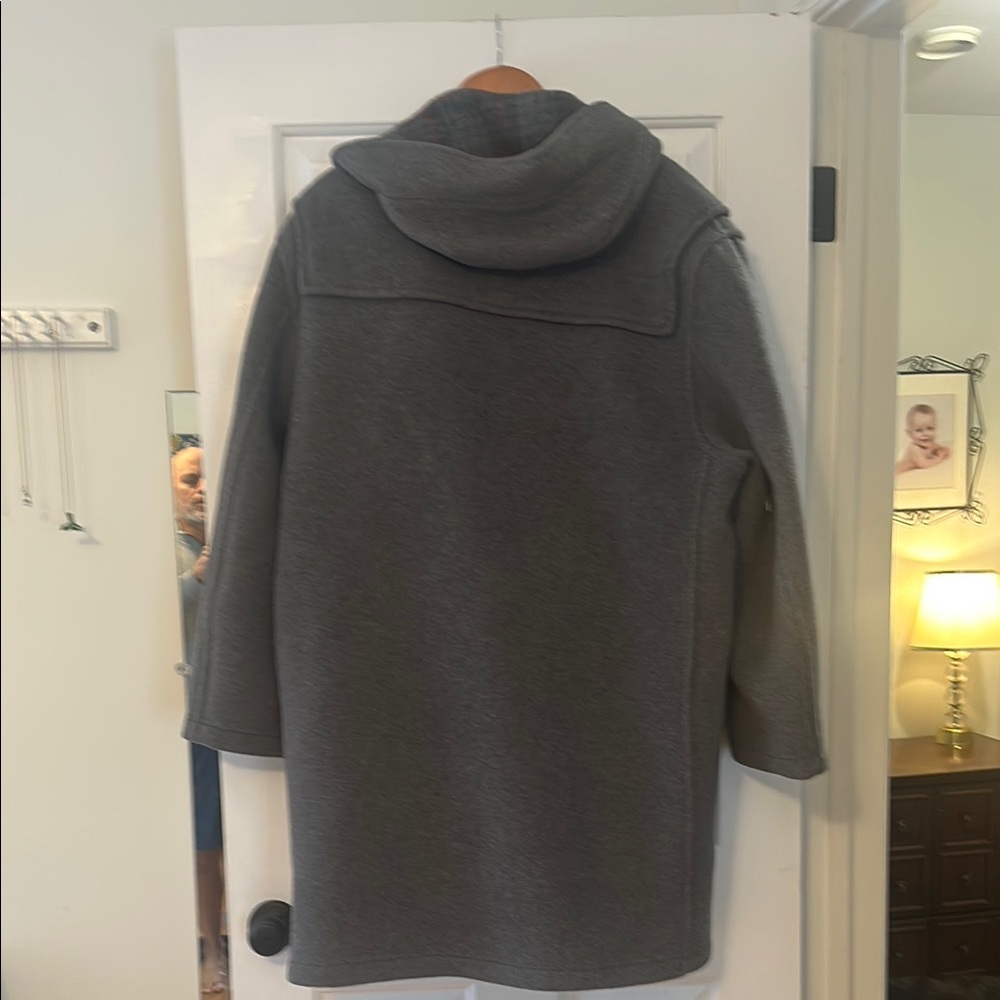 Montgomery Gray Hooded Duffle Coat - Picture 4 of 4